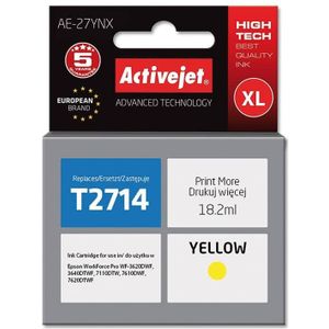 Activejet, Inkt, AE-27YNX printcartridge (e) Compatibel Hoog (XL) rendement (Y)
