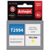 Activejet, Inkt, AE-29YNX printcartridge (e) Compatibel Hoog (XL) rendement (Y)