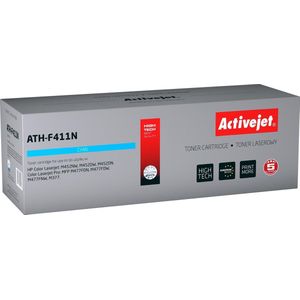 Activejet ATH-F411N (vervanging HP 410A CF411A, Supreme, 2.300 pagina's, blauw)