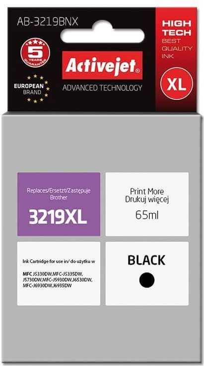 Activejet - AB-3219BNX - Inktcartridge - Zwart - Compatibel Hoog Rendement