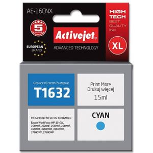 Activejet AE-16CNX inkt (vervanging van Epson 16XL T1632, Supreme, 15 ml, blauw)