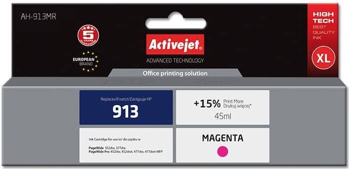Activejet - AH-913MR - Inkt - Magenta - Compatibel - Enkele Verpakking