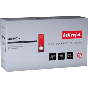Activejet - DRB-2401N - Printertrommel - Zwart - Compatibel met Brother DR-2401 - Opbrengst 12.000 pagina's