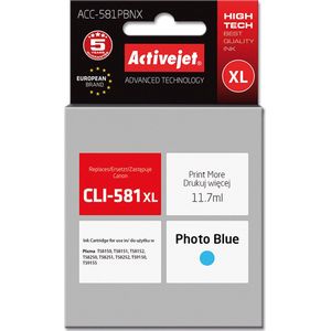 Activejet - ACC-581PBNX - Inkt - Blauw - Compatibel - Single