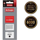 Activejet AC-G490Bk (vervanging voor Canon GI-490BK; Supreme; 135 ml; zwart)
