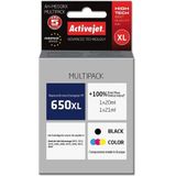 Activejet AH-M650RX inkt (vervanging HP 650 CZ101AE/CZ102AE; Premium; 1 x 20 ml, 1 x 21 ml; zwart, kleur)