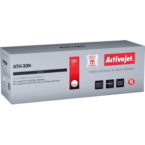Activejet - ATH-30N - Toner - Zwart - Compatibel met Diverse Printers