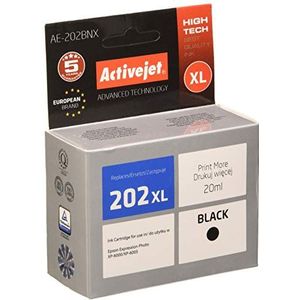 Activejet AE-202BNX inkt (vervanging van Epson 202XL G14010, Supreme, 20 ml, zwart)