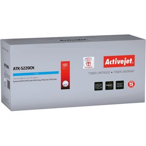 Activejet - ATK-5220CN - Toner - C - Zwart - 1200 pagina's