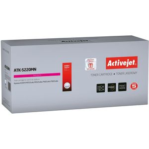Activejet Toner Cartridge ATK-5220MN (Kyocera vervanging TK-5220M, Supreme, 1200 pagina's, rood)