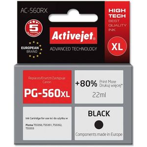 Activejet tusz voor Canon PG-560XL reg AC-560RX inktcartridge 1 stuk(s) Compatibel Hoog (XL) rendement Zwart