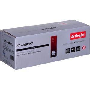 Activejet ATL-546BNXX Tonercartridge voor Lexmark printers, Vervanging Lexmark C546U1KG, Supreme, 8000 pagina's, zwart