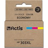 ACTIS KH-303CR vervangende inkt voor HP 303XL T6N03AE printer, premium kwaliteit, 18 ml, 415 pagina's, kleur