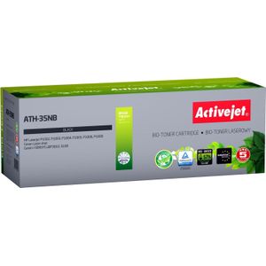 Activejet BIO ATH-35NB toner voor HP, Canon printers, Vervanging HP 35A CB435A, Canon CRG-712, Supreme, 1800 pagina's, zwart.