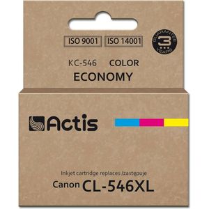 ACTIS KH-303BKR inkt voor Canon printer, vervanging Canon PG-545XL, Supreme, 15 ml, 180 pagina's, rood, blauw, geel.