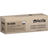 ACTIS TH-05XU Universele toner voor HP printers, Vervanging HP 05X CE505X, CF280X, Standaard, 7200 pagina's, zwart