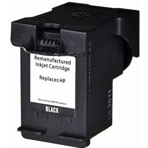 Superbulk - Inkt - Zwart - 18 ml - Compatibele Cartridge voor HP 302XL