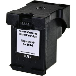Superbulk - HP 304XL N9K08AE - Inktcartridge - Zwart - 18 Milliliter
