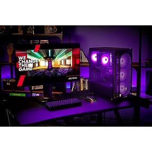 Actina - Gaming PC - Zwart - AMD Ryzen 5 5600 - 32 GB DDR4 - 1 TB SSD - Radeon RX 7700 XT