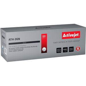 ActiveJet - AT-36N - Toner - Zwart - Vervanging voor HP 36A en Canon CRG-713 - 2000 pagina's
