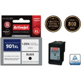 Activejet AH-901BRX inkt (ter vervanging van HP 901XL CC654AE, Premium, 20 ml, zwart)