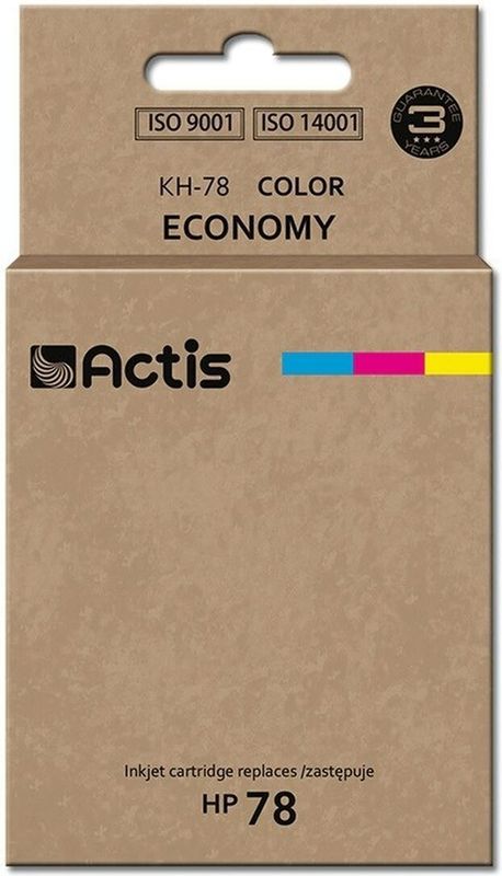 Compatibele inktcartridge Actis KH-78 Cyaan/Magenta/Geel