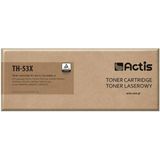 ACTIS Toner cartridge TH-53X (vervanging HP 53X Q7553X, Canon CRG-715H, Standaard, 7000 pagina's, zwart)