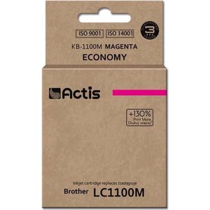 Actis KB-1100M inkt (vervangt Brother LC1100M/980M; Standaard; 19 ml; rood)
