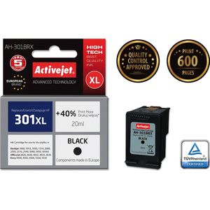 Originele inkt cartridge Activejet AH-301BRX Zwart