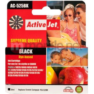 Activejet inkt ACC-525BN (vervanging voor Canon PGI-525PGBK; Supreme; 20 ml; zwart)