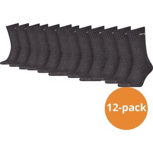 Puma - Sportsokken - Antraciet - 12 paar - Unisex