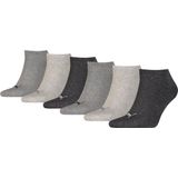 Puma - Sneakersokken - Antraciet Melange - 6-pack