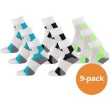 Xtreme - Fietssokken - Wit - Quarter 9-pack