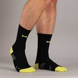 Xtreme Sockswear Fietssokken Crew - 9 Paar Zwarte Fiets Sokken - Hoog Model