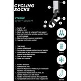 Xtreme Sockswear Fietssokken Crew - 9 Paar Zwarte Fiets Sokken - Hoog Model