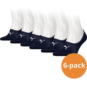 Puma - Footies - Unisex Invisible Sokken - Navy - 6 Paar