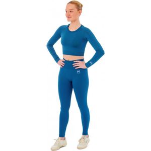 Xtreme Sportswear Dames Sportset - Sportlegging + Sport Croptop - Blauw