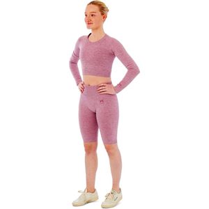 Xtreme Sportswear Dames Sportset - Korte Sportlegging + Sport Croptop - Roze