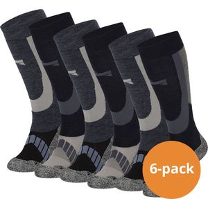 Xtreme - Skisokken - 6 Paar - Unisex - Multi Blue - Merino Wol