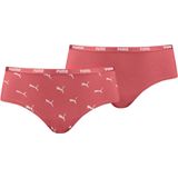 Puma - Dames Hipsters Cat Logo - Rood - 6-pack - Lente/Zomer 2023