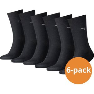 Puma - Classic - Herensokken - Zwart - 6-pack