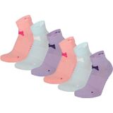 Xtreme Yoga Sokken Pastel Roze / Groen / Paars - 6 paar - Pilates sokken - Antislip - Anatomisch voetbed - Maat 39/42
