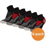 Xtreme - Wandelsokken - Multi Black - Lage Hiking Sokken - 6 Paar