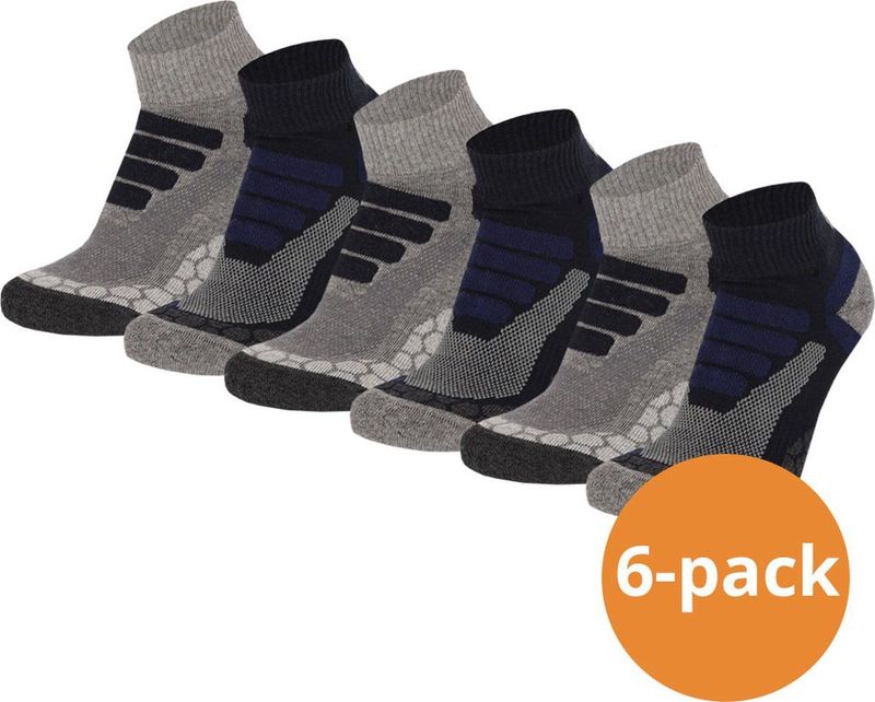 Xtreme - Lage Wandelsokken - 6 Paar - Unisex - Coolmax - Ademend