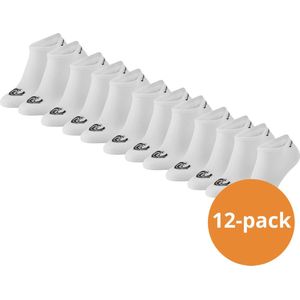 Vinnie - Sneakersokken Wit - 12 Paar Witte Enkel Sokken - Unisex