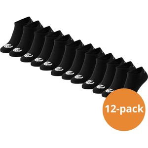 Vinnie - Sneakersokken - Zwart - 12 Paar - Unisex