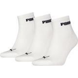 Puma - Quartersokken Cushioned New Generation - Wit - 9 paar