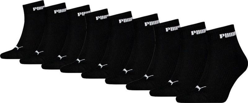 Puma - Quartersokken Cushioned New Generation - Zwart - 9 paar