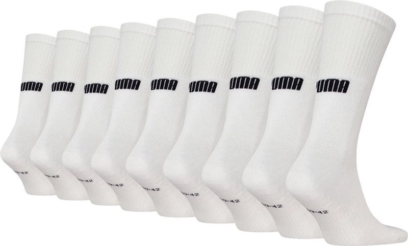 Puma - Sportsokken Cushioned New Generation - Wit - 9 paar