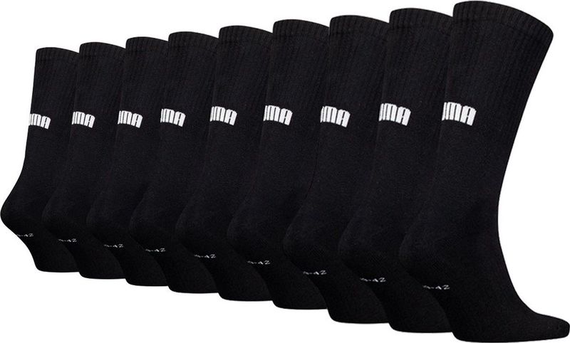 Puma - Sportsokken Cushioned New Generation - Zwart - 9 paar